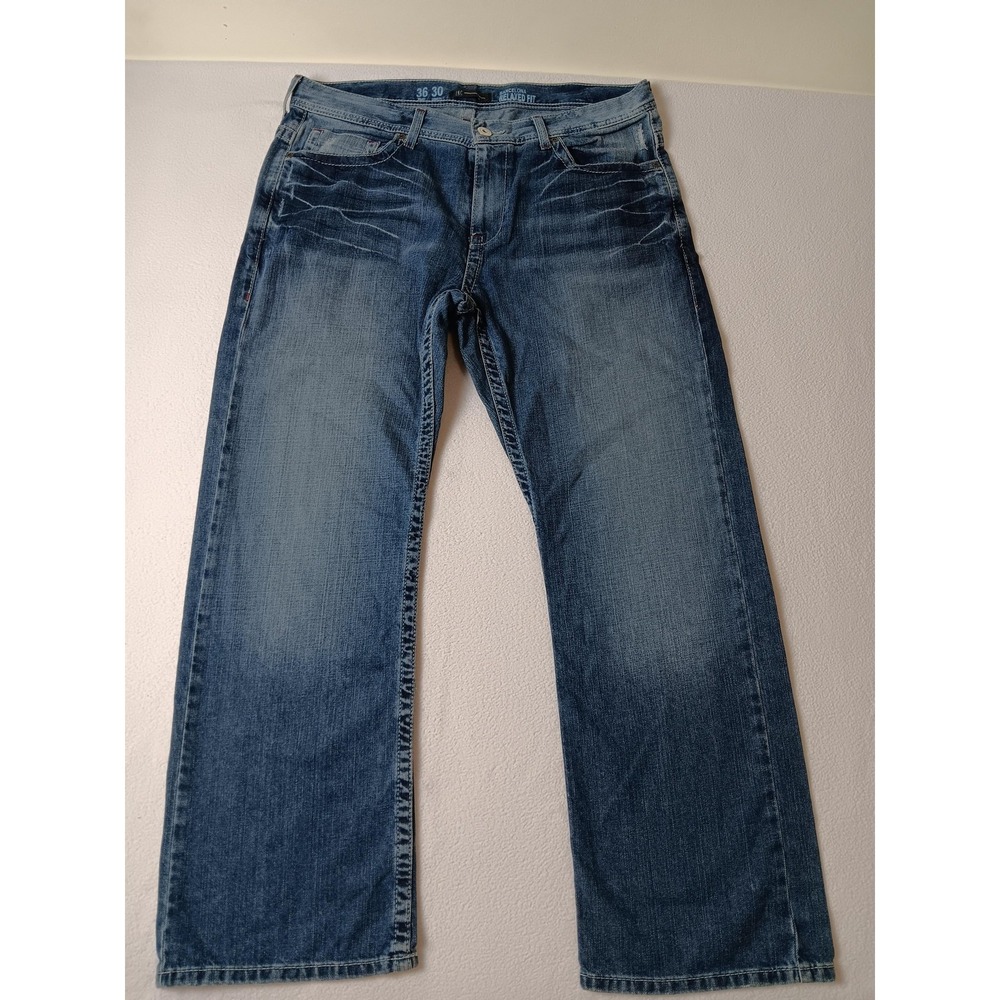 INC International Concepts Jeans Mens W36 L30 Blue Medium Wash Relaxed Fit